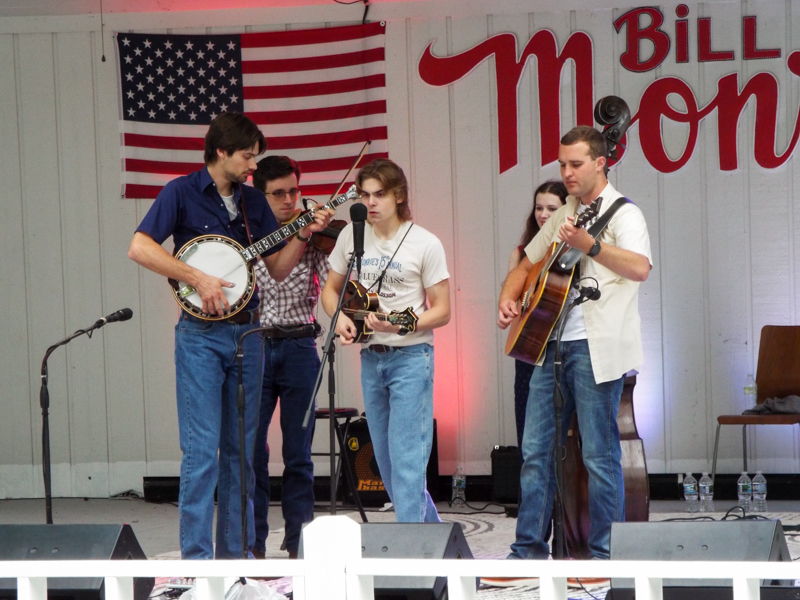 Wyatt Ellis Band at the Bill Monroe Bluegrass Festival - photo © Jack E. Harden