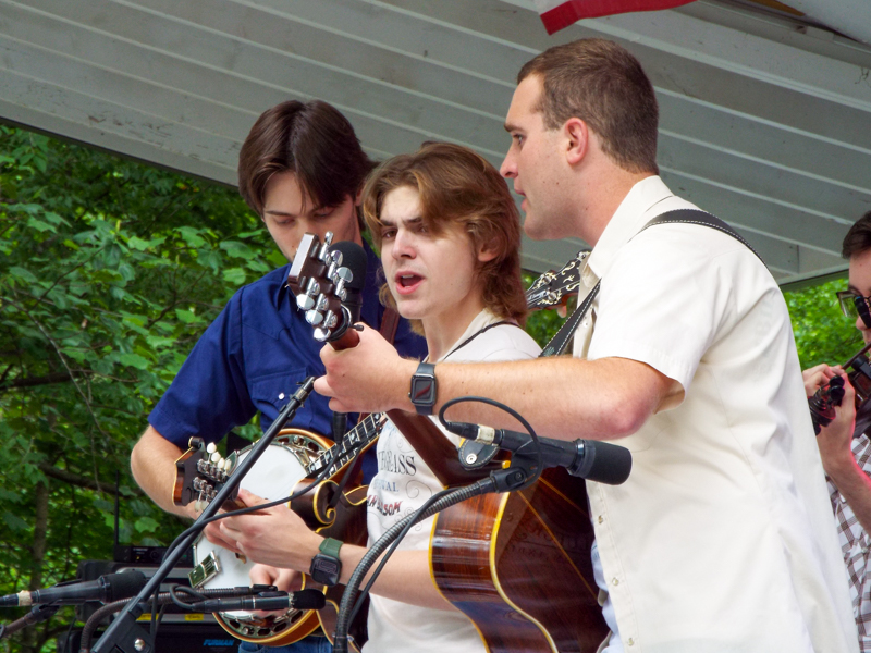 Wyatt Ellis Band at the Bill Monroe Bluegrass Festival - photo © Jack E. Harden