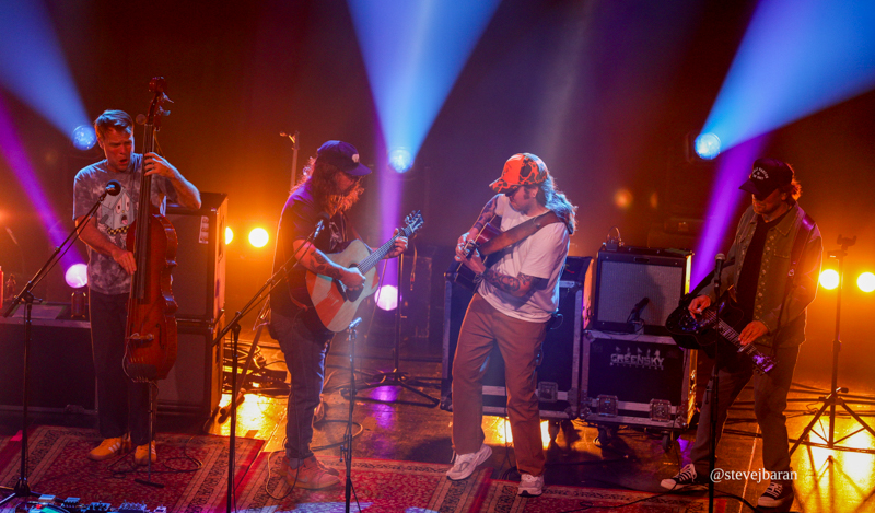 Billy Strings joins Greensky Bluegrass at the Ionia Freak Fair - photo © Steve Baran