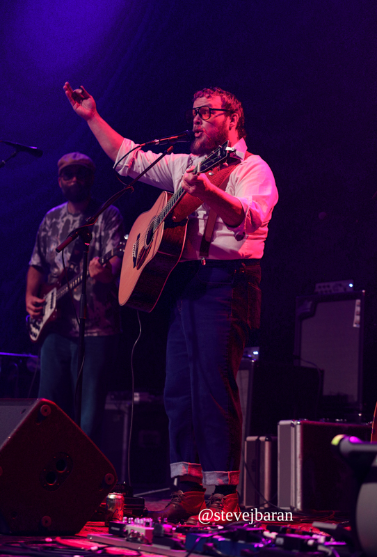 Mark Lavengood opens for Greensky Bluegrass at the Ionia Freak Fair - photo © Steve Baran