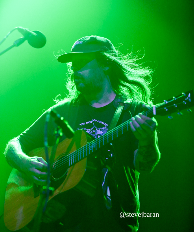 Dave Bruzza with Greensky Bluegrass at the Ionia Freak Fair - photo © Steve Baran