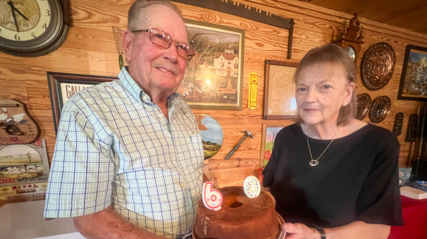 Junior and Joy Harris celebrate their 60th anniversary