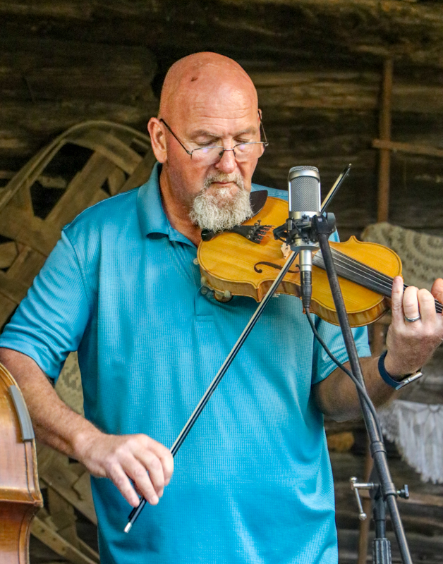 Billy Hawks with Ben & Eric Marshall at the 2026 Nunn Brothers Bluegrass Music Festival - photo © G. Nicholas Hancock