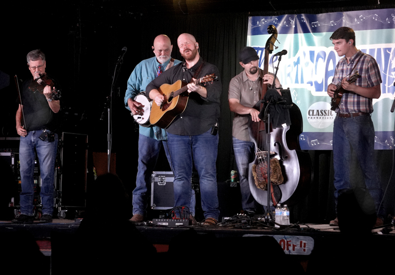 Lonesome River Band at the 2026 North Carolina State Bluegrass Festival in Cherokee - photo © Jeff Lahr