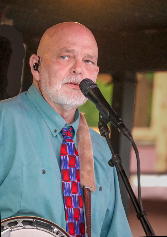Sammy Shelor with Lonesome River Band at the 2026 North Carolina State Bluegrass Festival in Cherokee - photo © Jeff Lahr