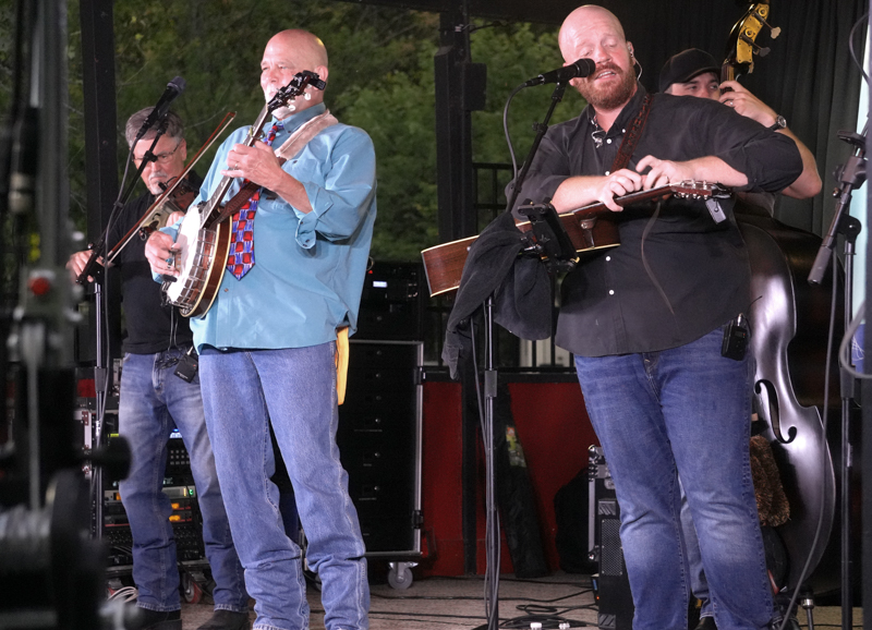 Lonesome River Band at the 2026 North Carolina State Bluegrass Festival in Cherokee - photo © Jeff Lahr