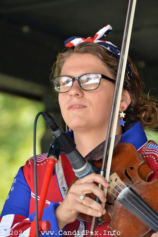 Mary Rachel Nalley Norris with The Kody Norris Show at the 2026 North Carolina State Bluegrass Festival - photo © Bill Warren