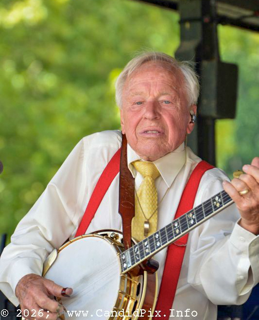 Little Roy Lewis with The Little Roy & Lizzy Show at the 2026 North Carolina State Bluegrass Festival - photo © Bill Warren