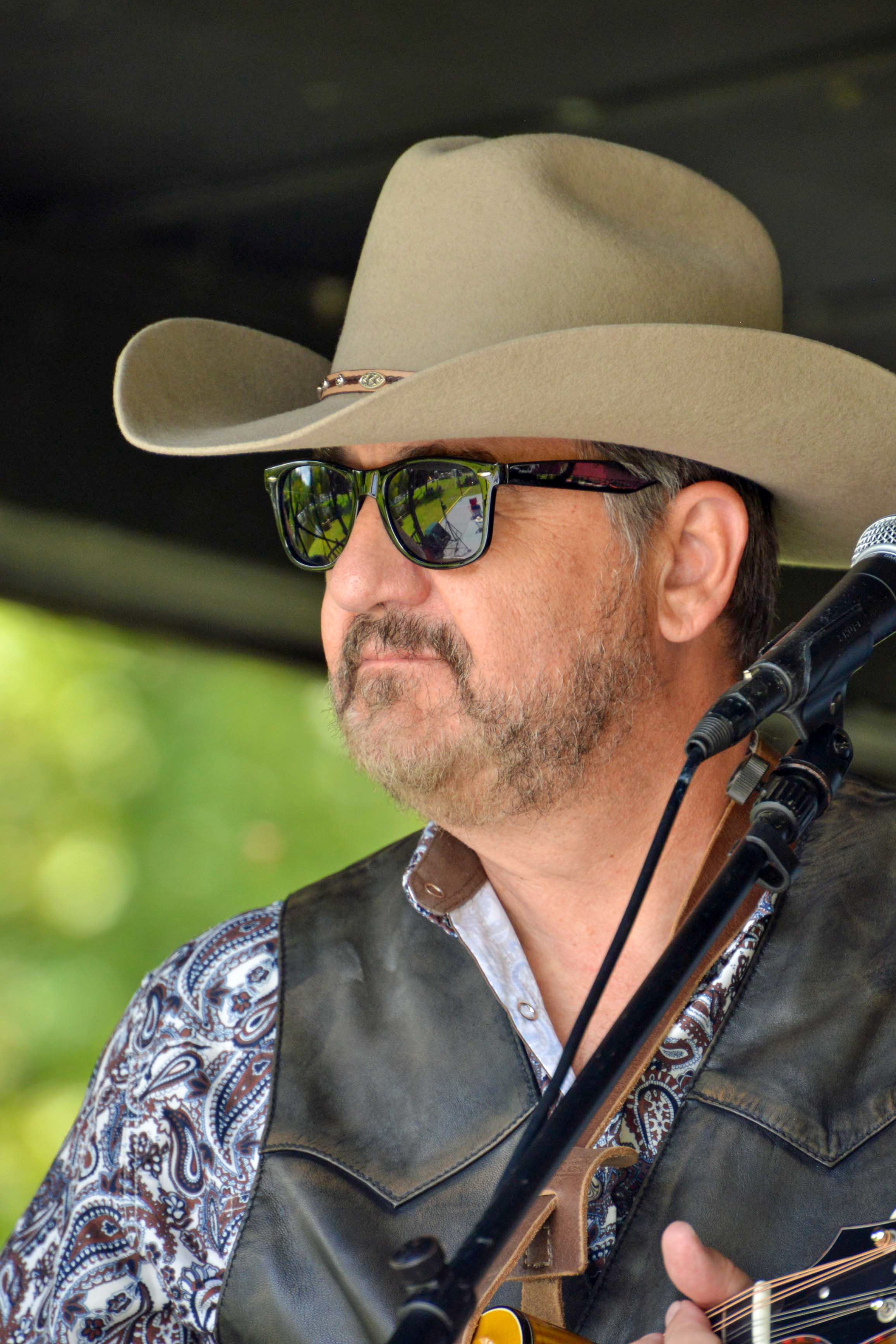 Kent Dixon with Country Grass at the 2026 North Carolina State Bluegrass Festival - photo © Bill Warren