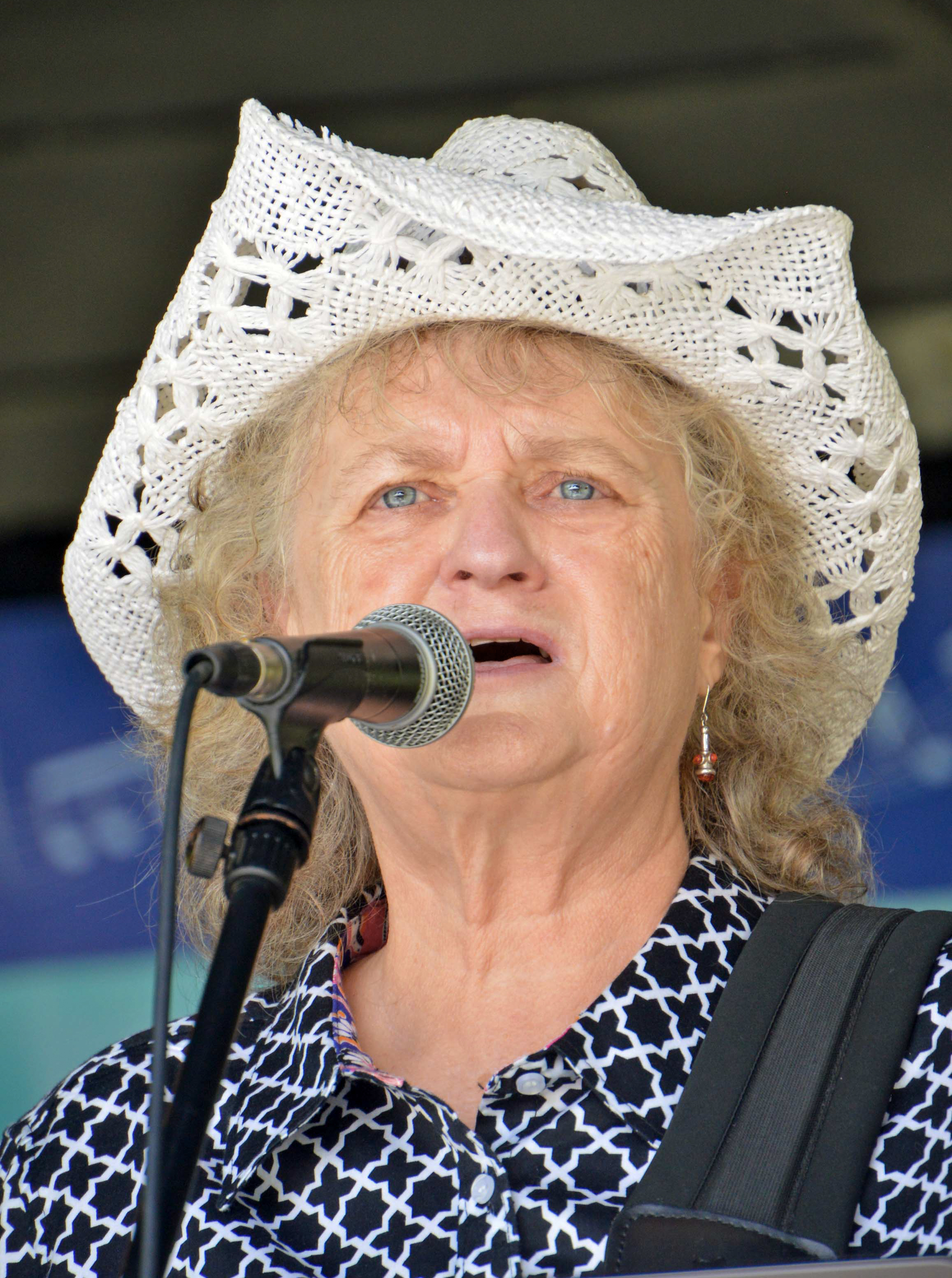 Lorraine Jordan with Country Grass at the 2026 North Carolina State Bluegrass Festival - photo © Bill Warren