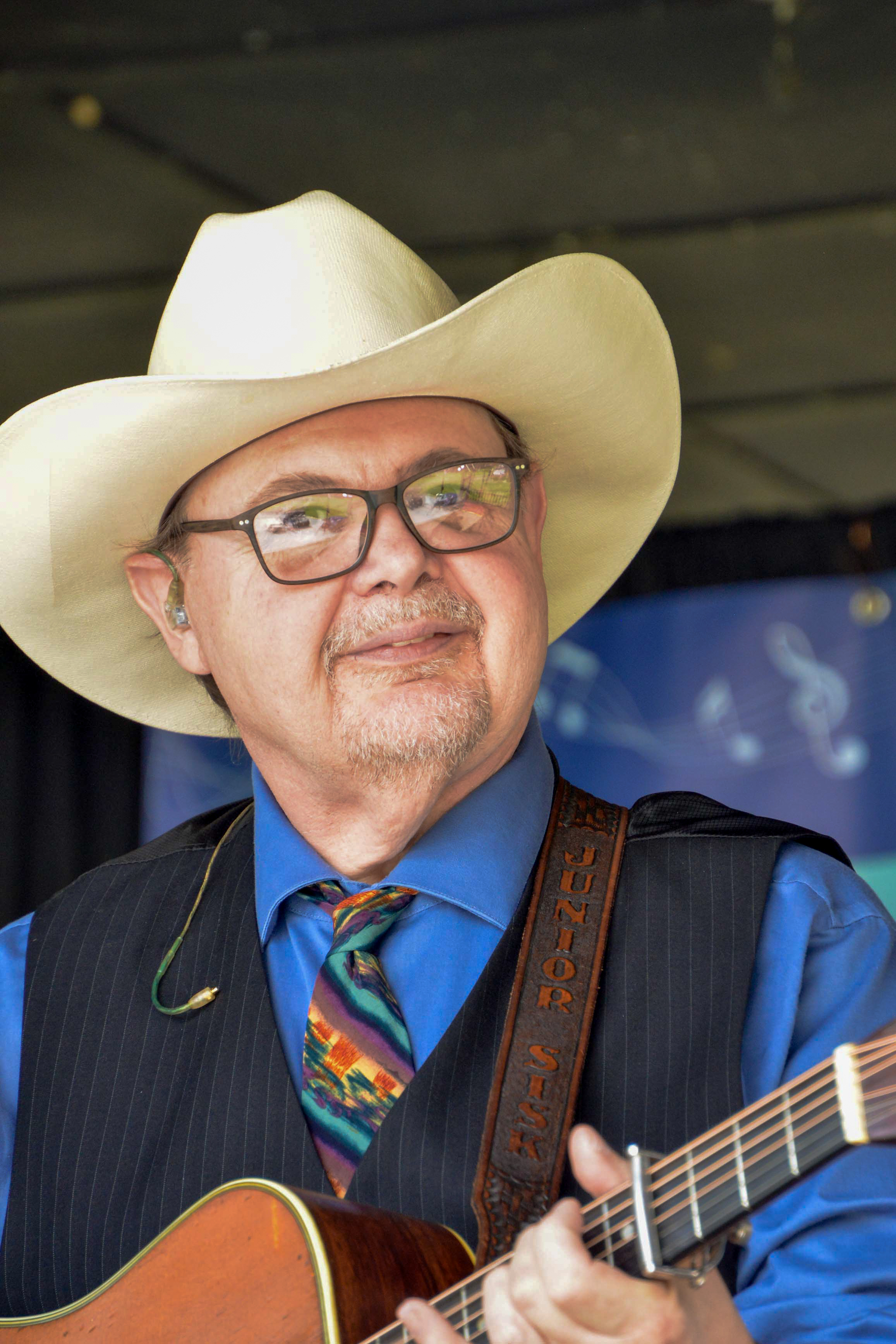 Junior Sisk at the 2026 North Carolina State Bluegrass Festival - photo © Bill Warren