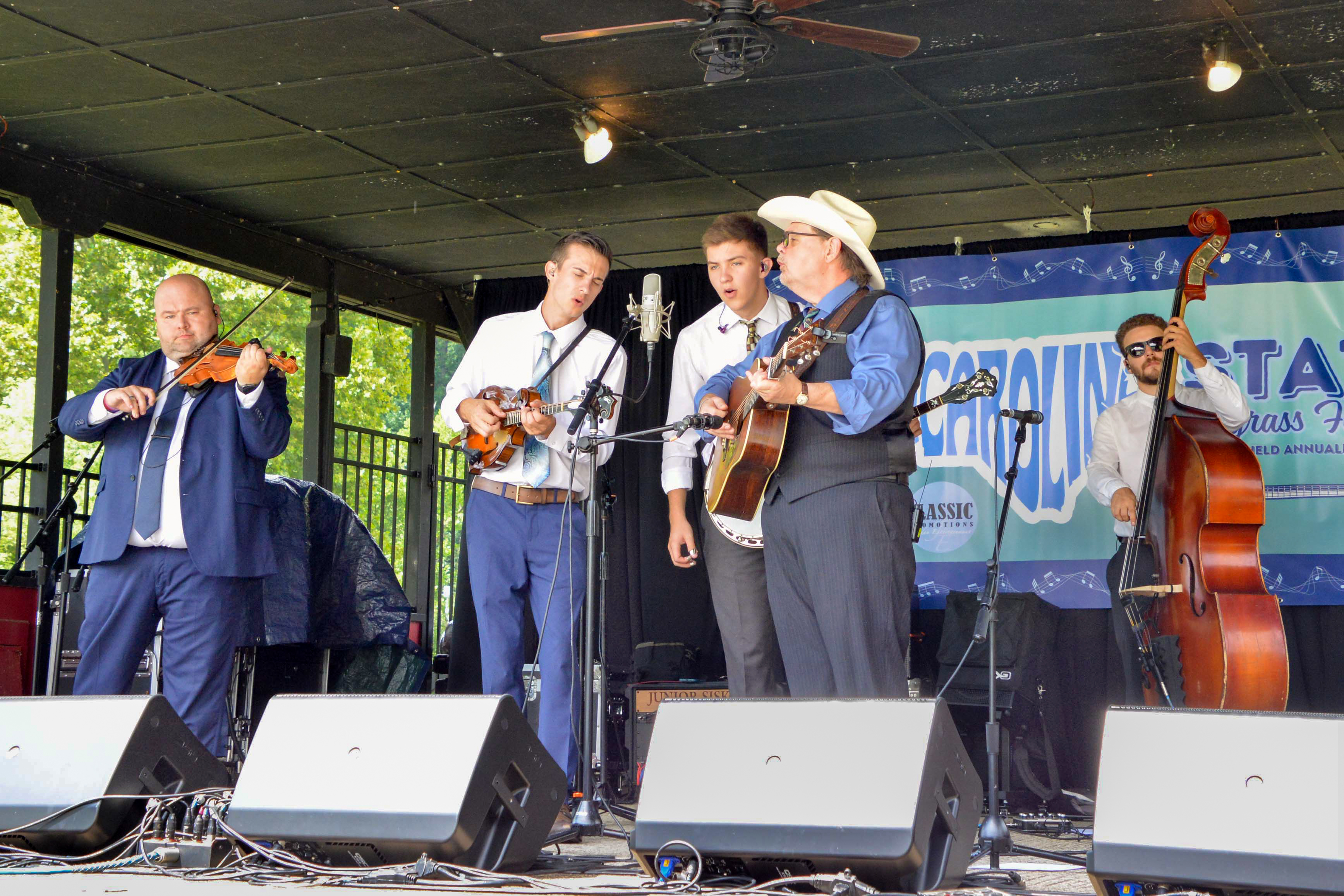 Junior Sisk & Ramblers Choice at the 2026 North Carolina State Bluegrass Festival - photo © Bill Warren