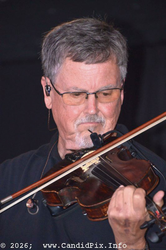 Mike Hartgrove with Lonesome River Band at the 2026 North Carolina State Bluegrass Festival - photo © Bill Warren