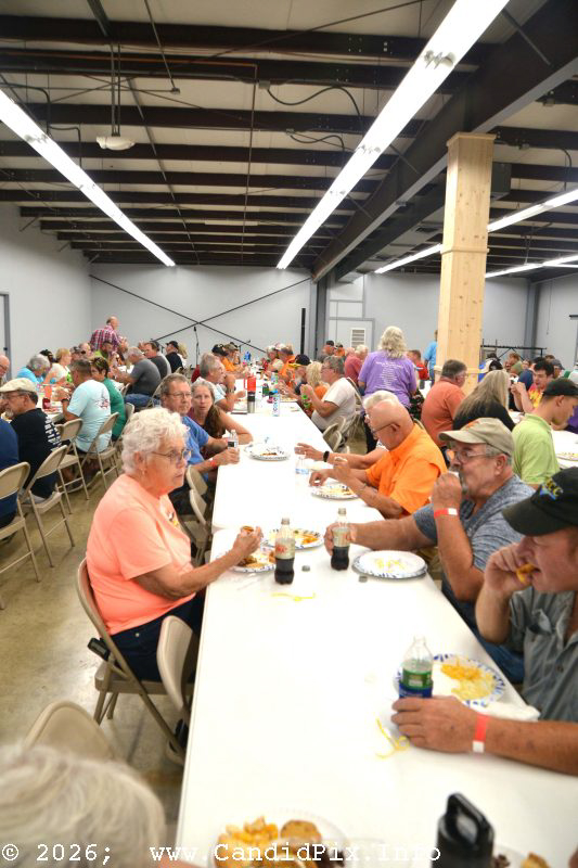 Nobody goes hungry at Edgar's Fish Fry at the Brown County Bluegrass Festival - photo © Bill Warren