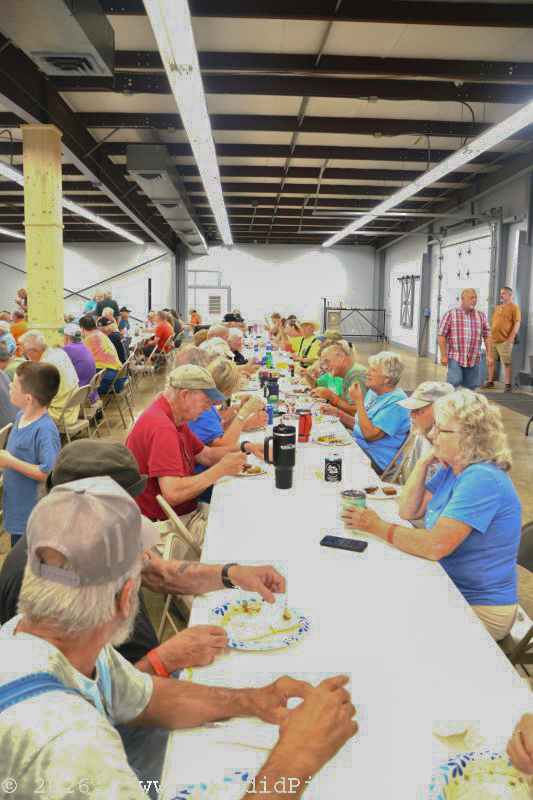 Nobody goes hungry at Edgar's Fish Fry at the Brown County Bluegrass Festival - photo © Bill Warren
