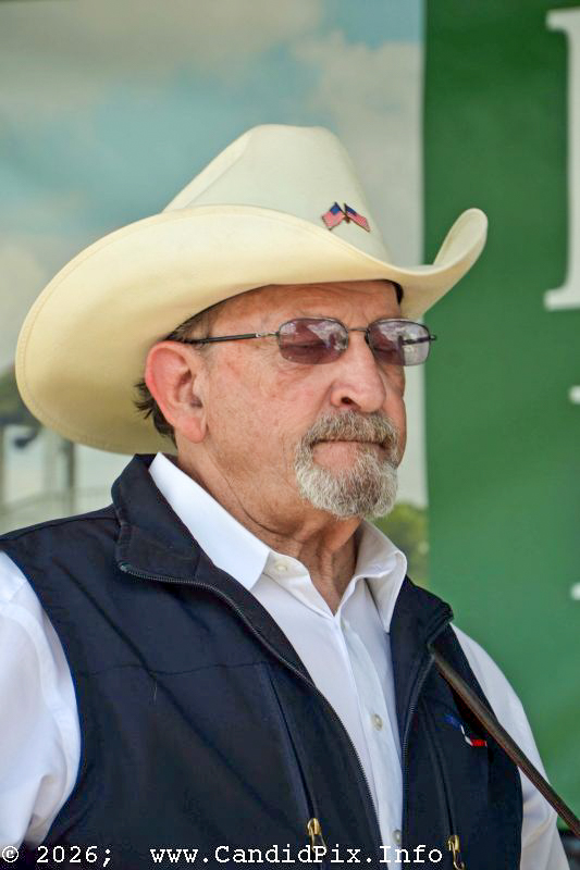 Ken Gentry with New Mountain Heritage at the 2026 Brown County Bluegrass Festival - photo © Bill Warren