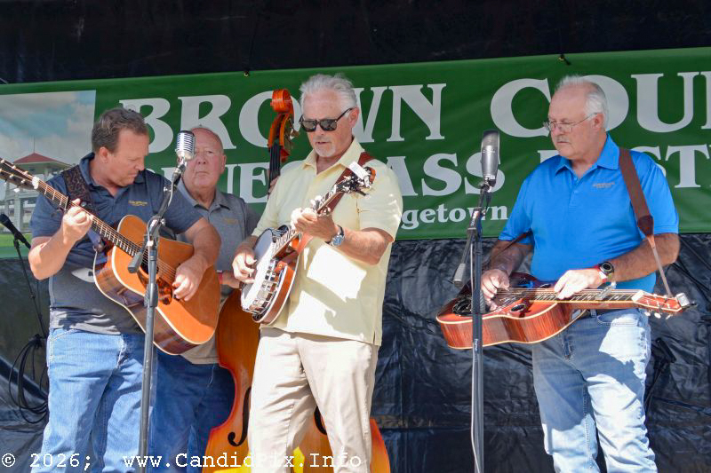Won Peace at the 2026 Brown County Bluegrass Festival - photo © Bill Warren