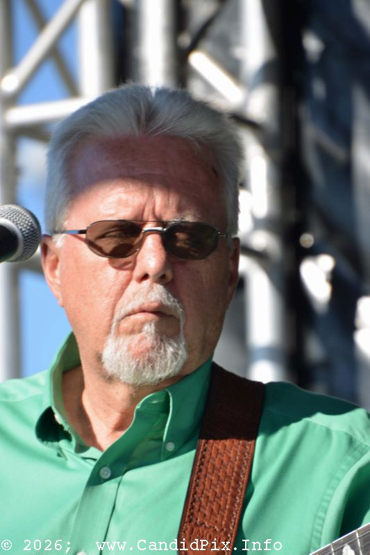 Ben Greene with Lorraine Jordan & Carolina Road at the 2026 Brown County Bluegrass Festival - photo © Bill Warren