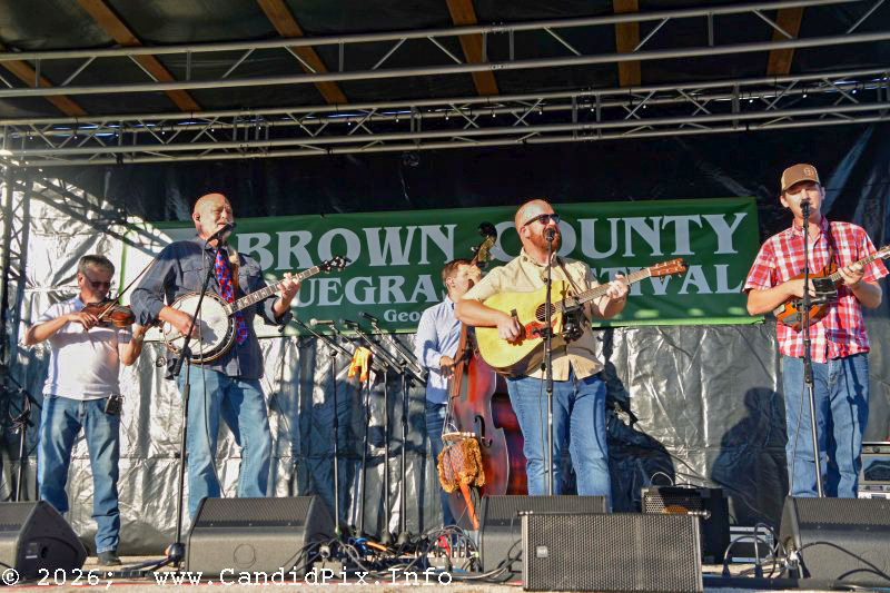 Lonesome River Band at the 2026 Brown County Bluegrass Festival - photo © Bill Warren