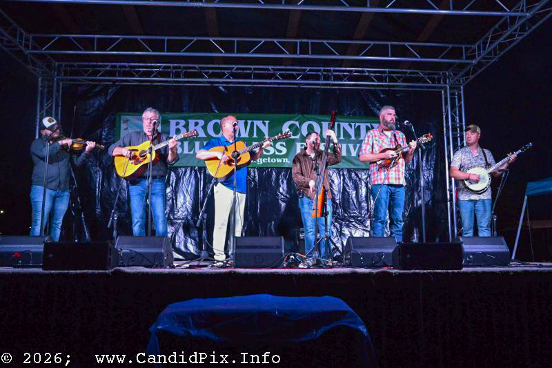 Hammertowne at the 2026 Brown County Bluegrass Festival - photo © Bill Warren