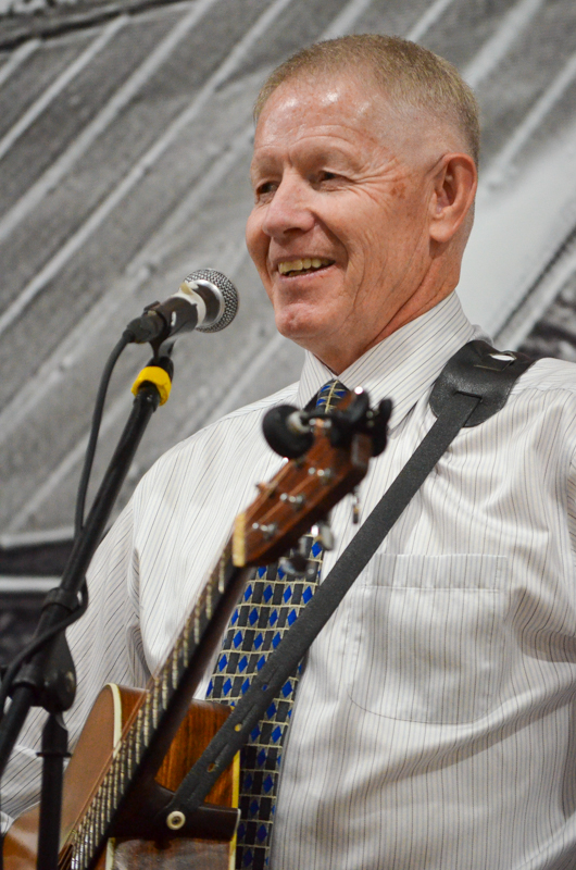 Ronnie Merrill with Higher Vision at the 2026 Pickin' For The Kids Bluegrass Festival - photo © Roger Black