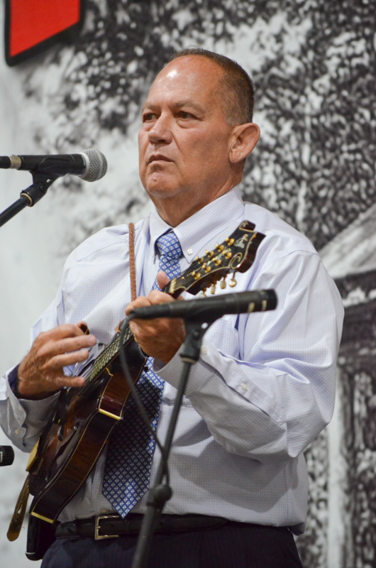 Rob Morgan with Higher Vision at the 2026 Pickin' For The Kids Bluegrass Festival - photo © Roger Black