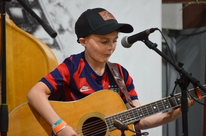Ballard Ford at the 2026 Pickin' For The Kids Bluegrass Festival - photo © Roger Black
