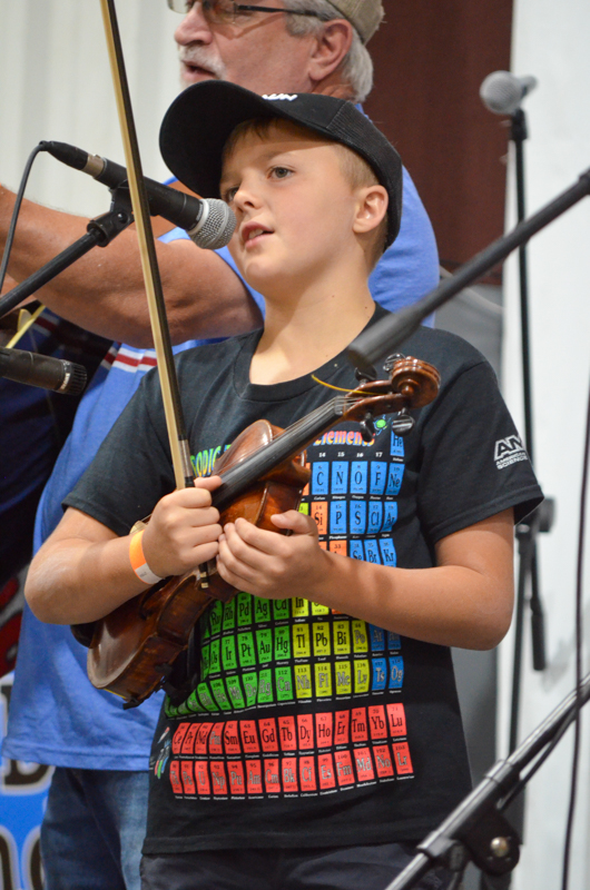 Ballard Ford at the 2026 Pickin' For The Kids Bluegrass Festival - photo © Roger Black
