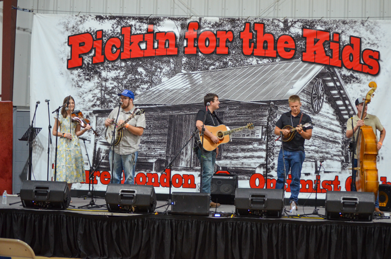 West Liberty Mountain Boys at the 2026 Pickin' For The Kids Bluegrass Festival - photo © Roger Black