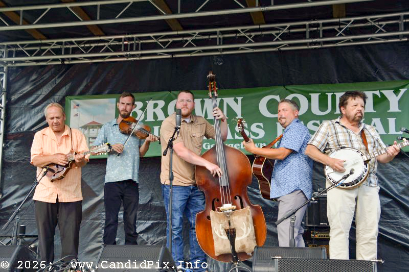 Harbourtown at the 2026 Brown County Bluegrass Festival - photo © Bill Warren