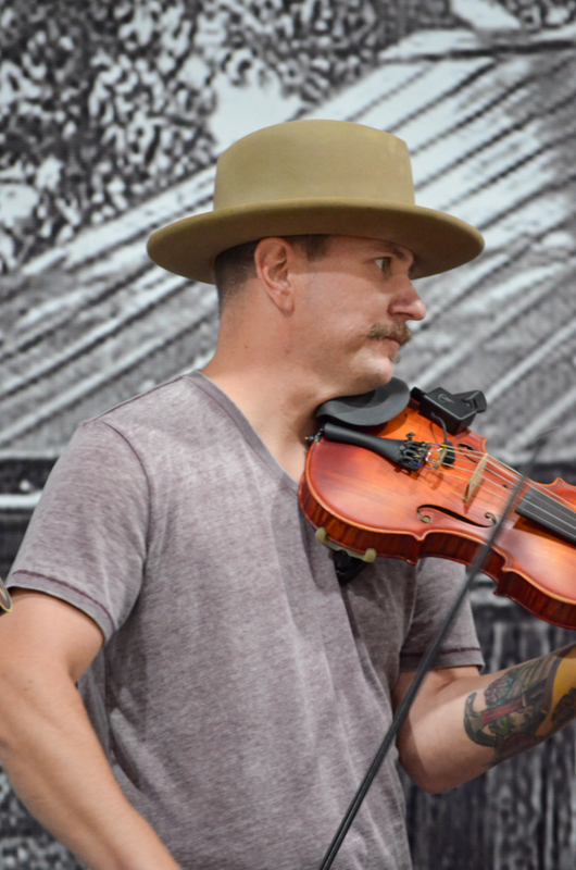 Jamie Harper with The Grascals at the 2026 Pickin' For The Kids Bluegrass Festival - photo © Roger Black