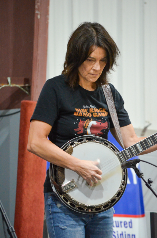 Kristin Scott Bensonwith The Grascals at the 2026 Pickin' For The Kids Bluegrass Festival - photo © Roger Black