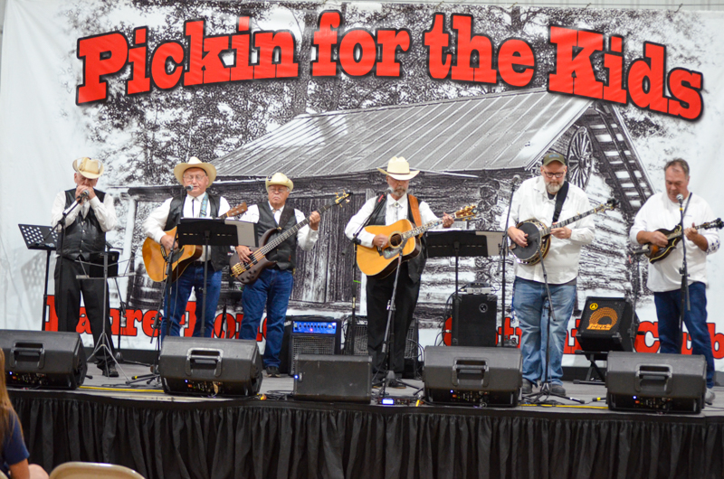 Straight Creek at the 2026 Pickin' For The Kids Bluegrass Festival - photo © Roger Black