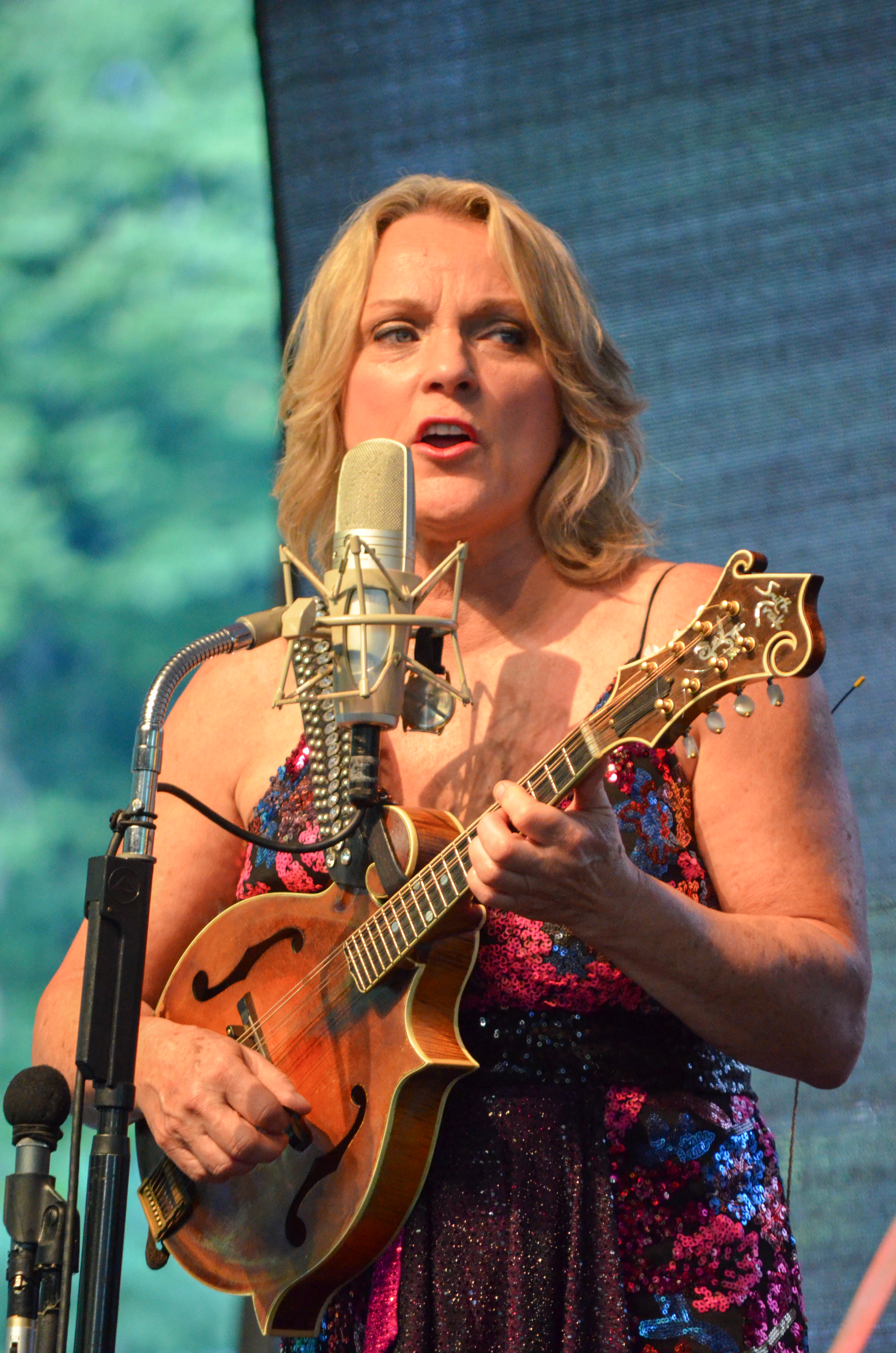 Rhonda Vincent at the 2026 Osborne Brothers Hometown Festival - photo © Roger Black