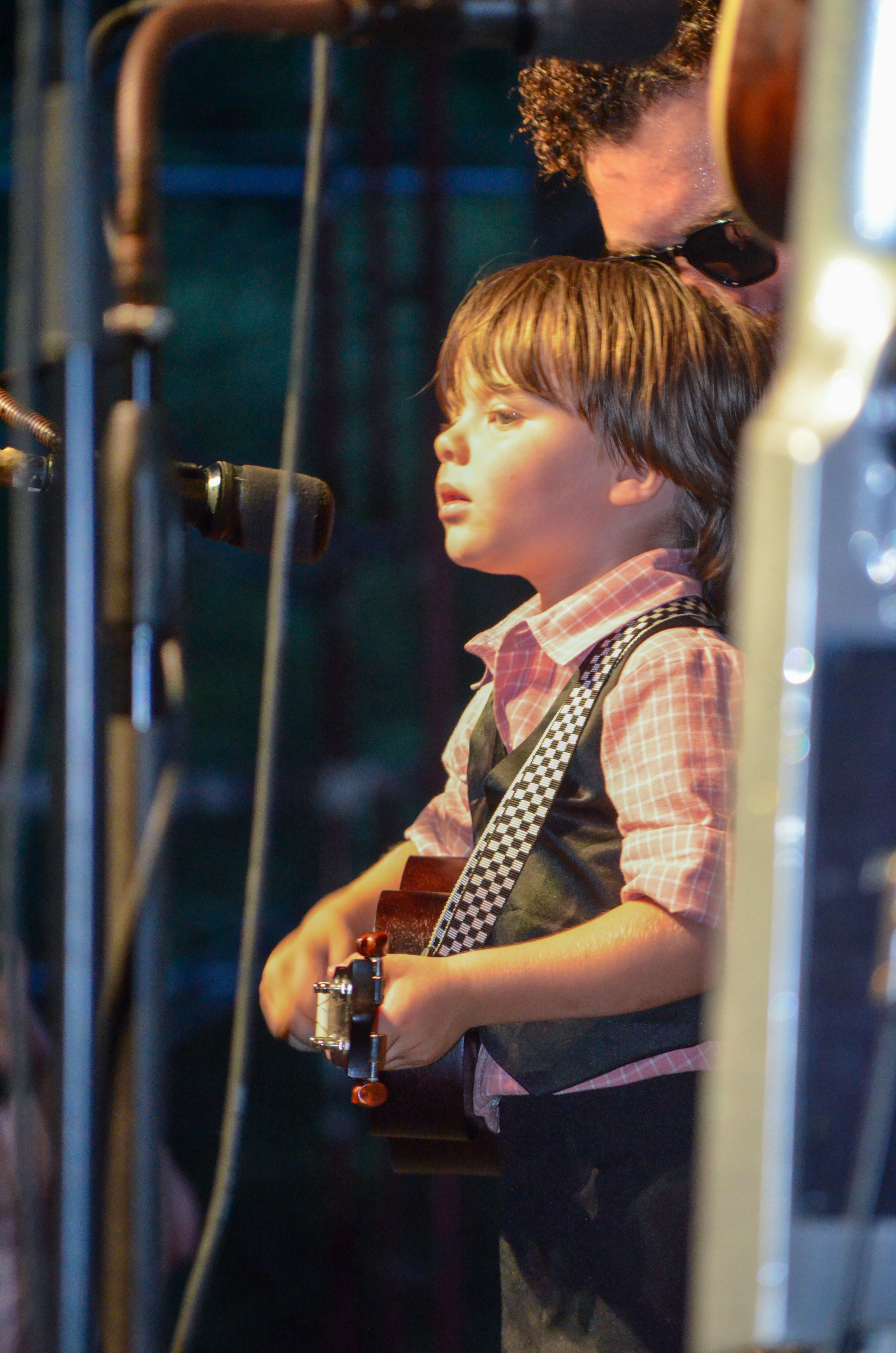 Sonny Brewer with Gary Brewer & The Kentucky Ramblers at the 2026 Osborne Brothers Hometown Festival - photo © Roger Black