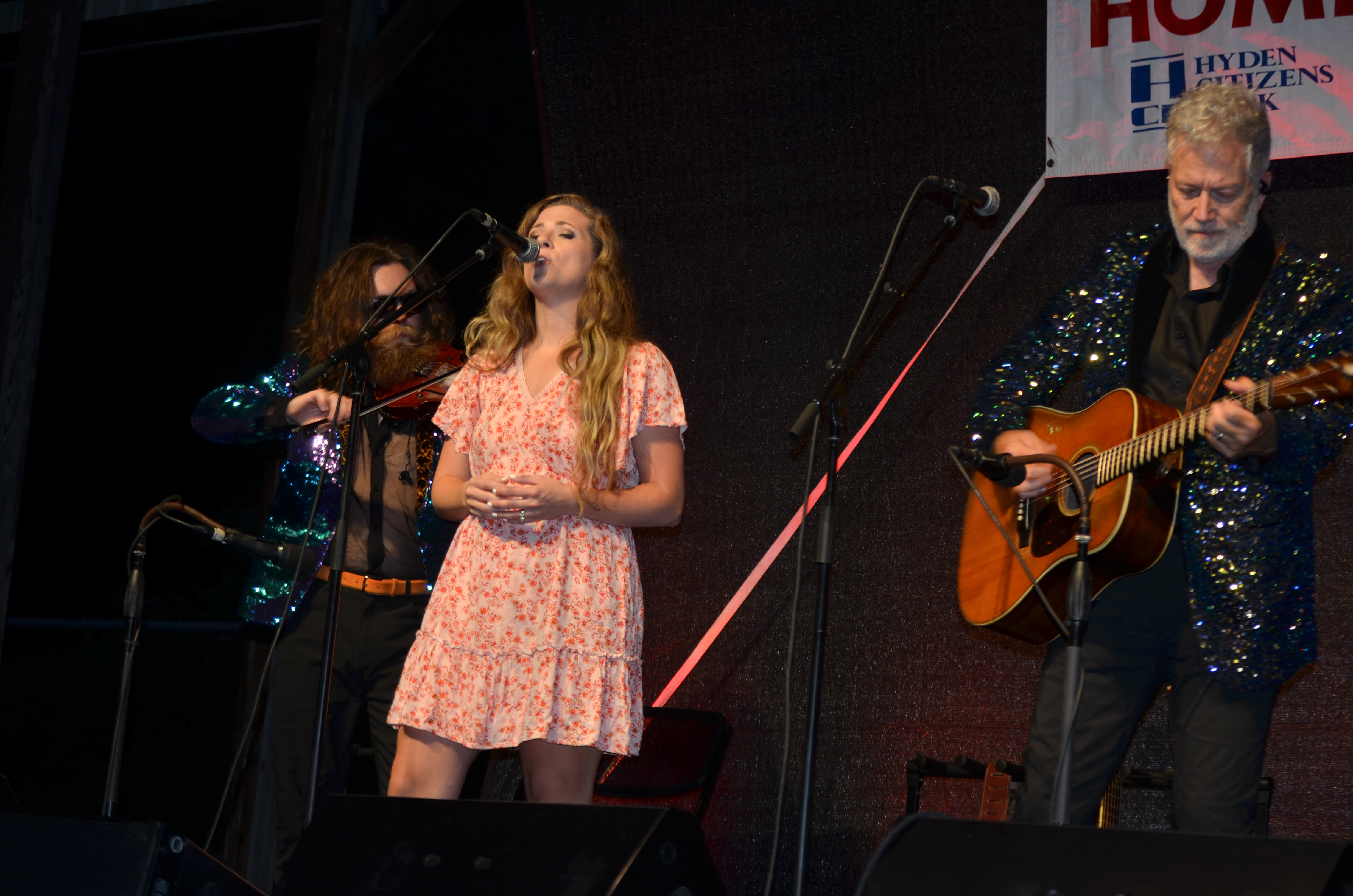 Alyssa Brewer with Gary Brewer & The Kentucky Ramblers at the 2026 Osborne Brothers Hometown Festival - photo © Roger Black