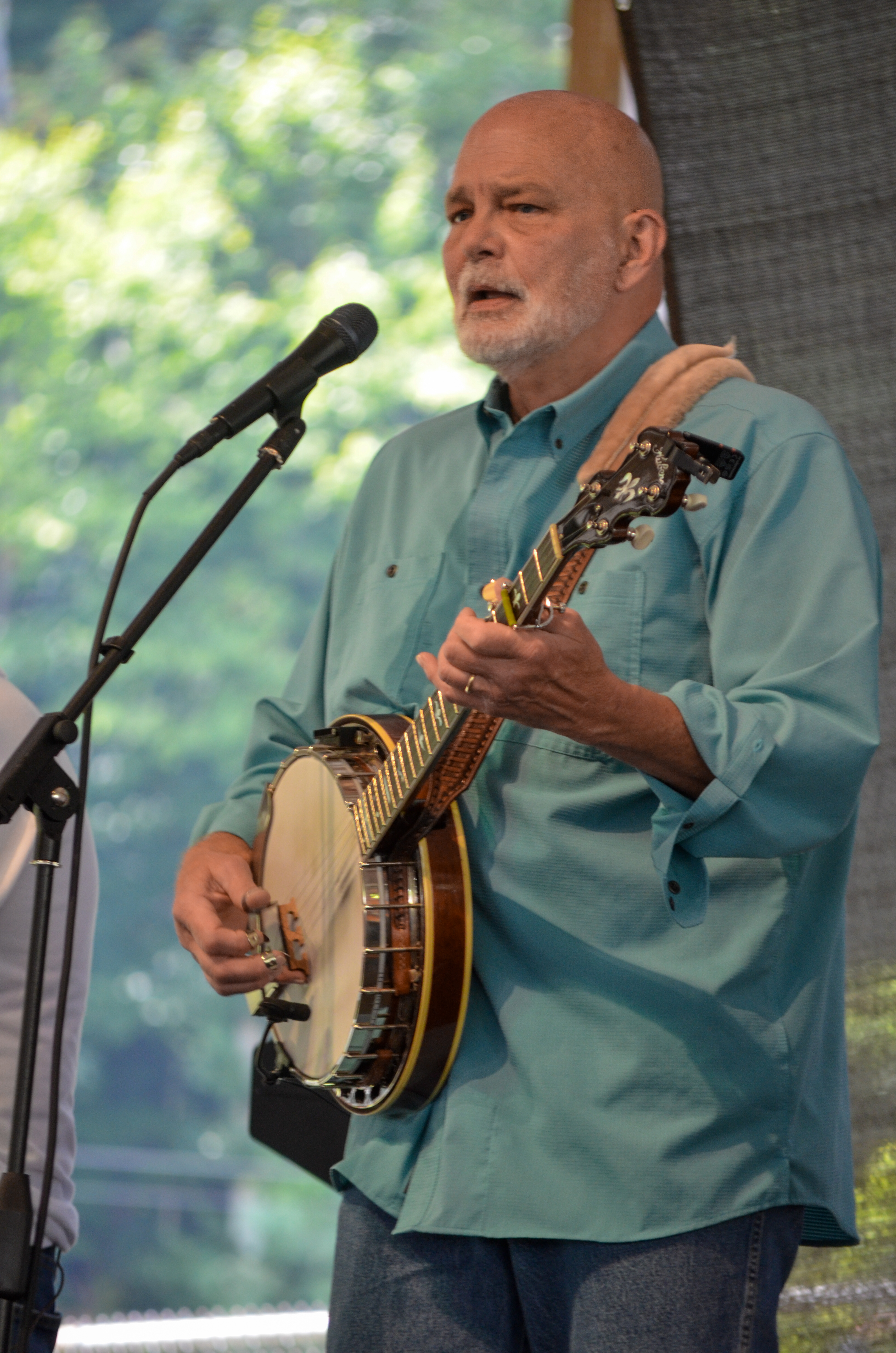 Sammy Shelor with Lonesome River Band at the 2026 Osborne Brothers Hometown Festival - photo © Roger Black