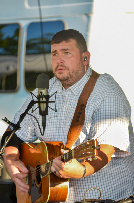 Damon Seal with Free Rein at the 2026 Lake Cumberland Bluegrass Festival - photo © Roger Black