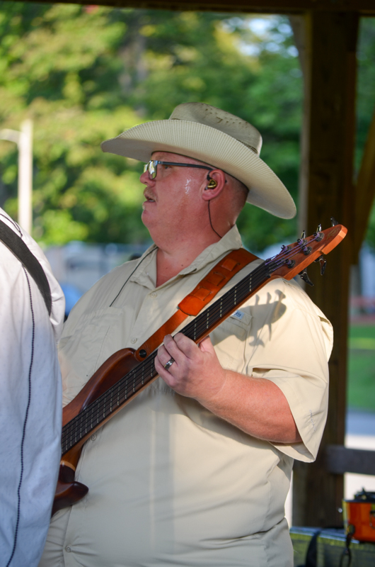 Randall Woods with Free Rein at the 2026 Lake Cumberland Bluegrass Festival - photo © Roger Black