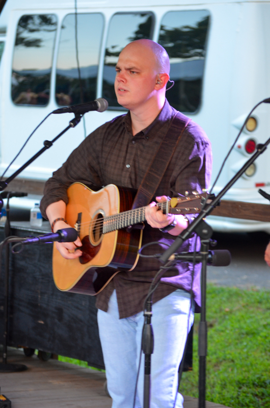 Jacob Irvin with Rounders Station at the 2026 Lake Cumberland Bluegrass Festival - photo © Roger Black