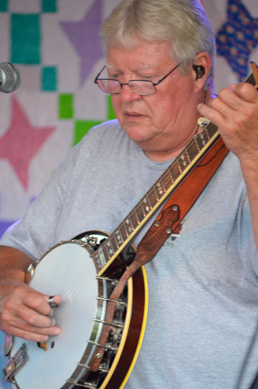 Carl Vanover with Rounders Station at the 2026 Lake Cumberland Bluegrass Festival - photo © Roger Black