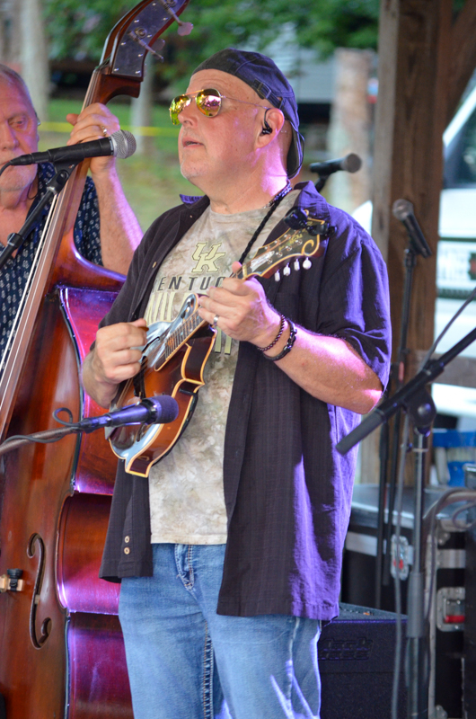 Benny Johnson with Rounders Station at the 2026 Lake Cumberland Bluegrass Festival - photo © Roger Black