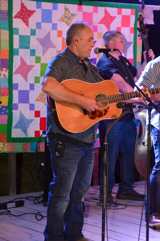 Ronald Mosley with Throwdown Thursday at the 2026 Lake Cumberland Bluegrass Festival - photo © Roger Black