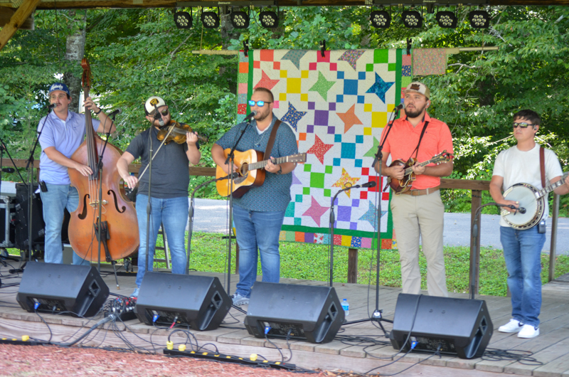 Lonesome Bluegrass Express at the 2026 Lake Cumberland Bluegrass Festival - photo © Roger Black