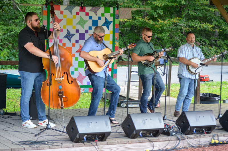 Ernie Thacker Tribute Band at the 2026 Lake Cumberland Bluegrass Festival - photo © Roger Black