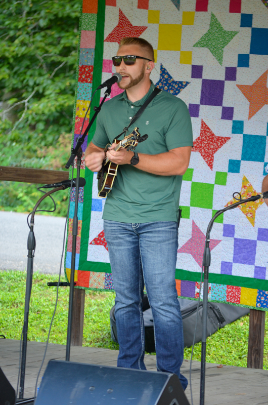 Ernie Thacker Tribute Band at the 2026 Lake Cumberland Bluegrass Festival - photo © Roger Black