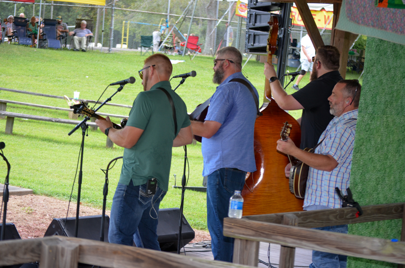 Ernie Thacker Tribute Band at the 2026 Lake Cumberland Bluegrass Festival - photo © Roger Black