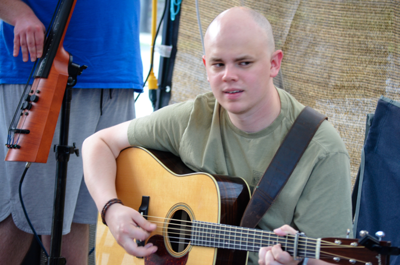 Jacob Irvin with Rounders Station at the 2026 Lake Cumberland Bluegrass Festival - photo © Roger Black