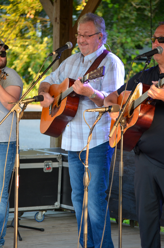 David Carroll with Hammertowne at the 2026 Lake Cumberland Bluegrass Festival - photo © Roger Black