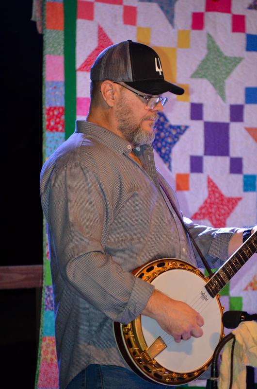 Jason Burleson with Blue Highway at the 2026 Lake Cumberland Bluegrass Festival - photo © Roger Black